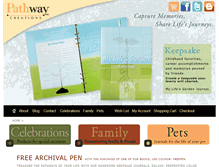 Tablet Screenshot of pathwaycreations.com